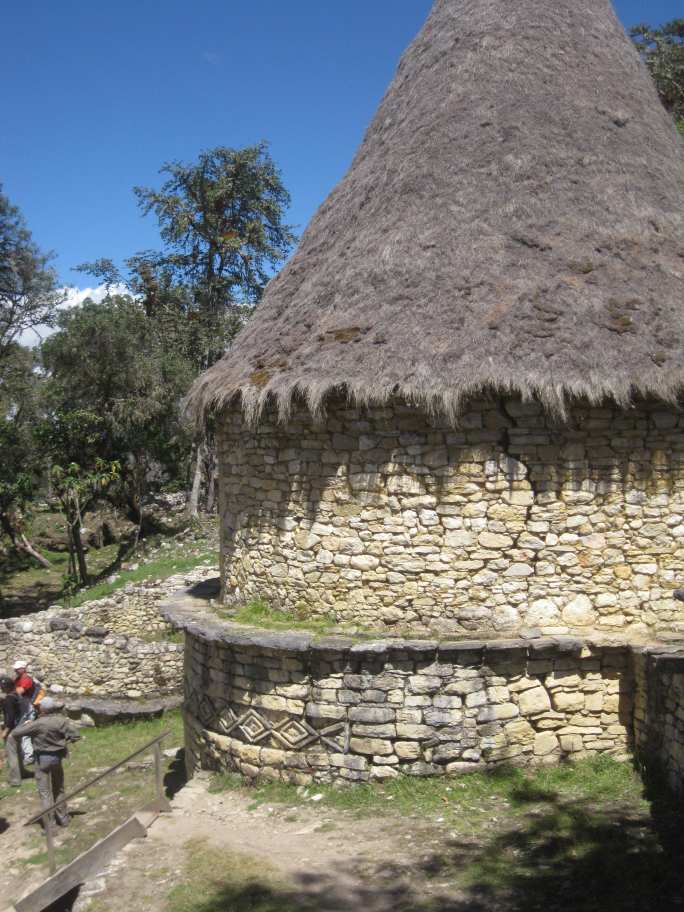 Haus in Kuelap der Festung der Chachapoyas Wolkenkrieger.