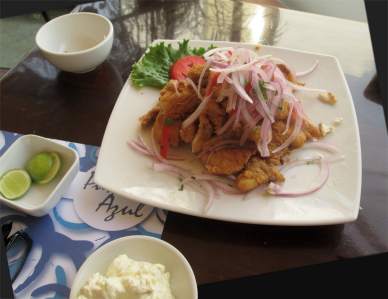 Gericht Essen aus Peru