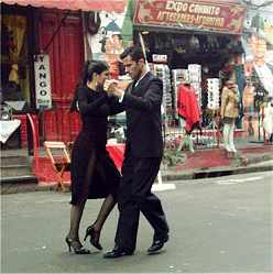 Tango tanzendes Paar Buenos Aires