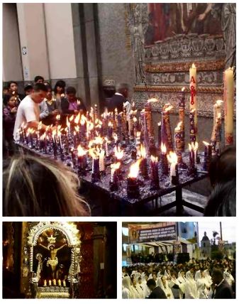 Die Wahlfahrtskirche des Senor de los Milagros in Lima.