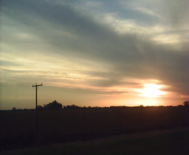 Sonnenuntergang-Argentinien