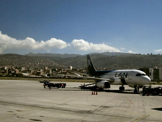 Der Flughafen von Cusco Flughafen-Cusco