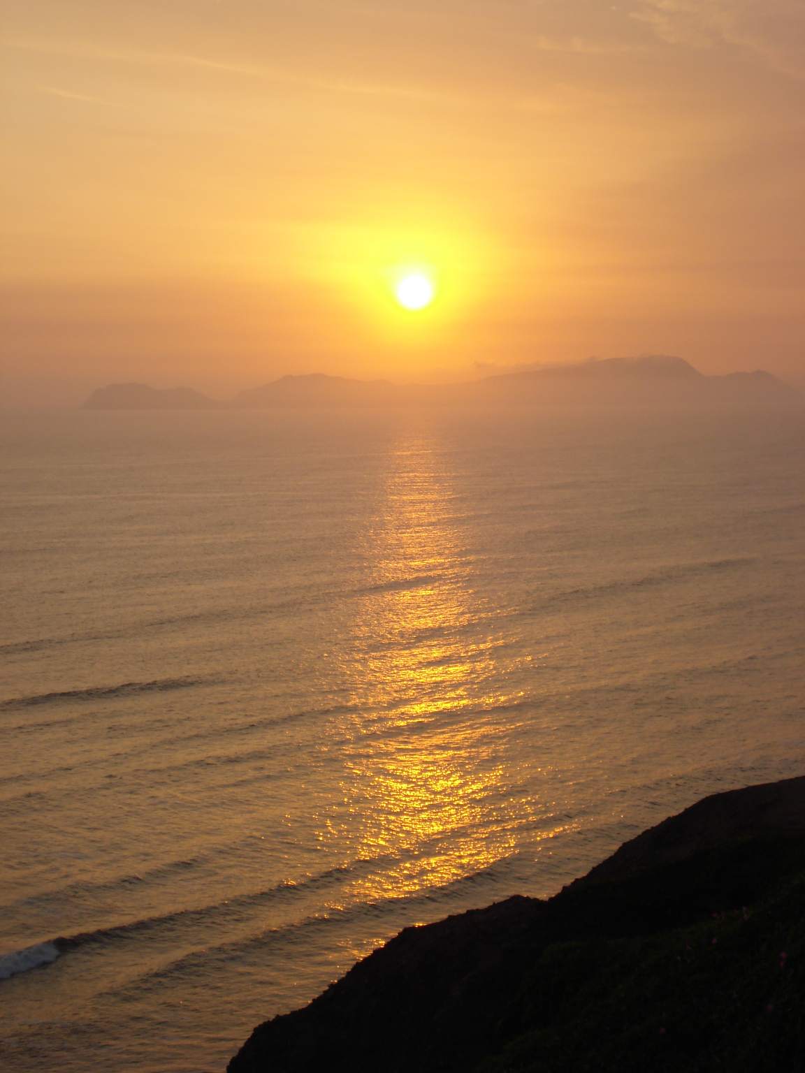 Sonnenuntergang-Pazifik-Miraflores