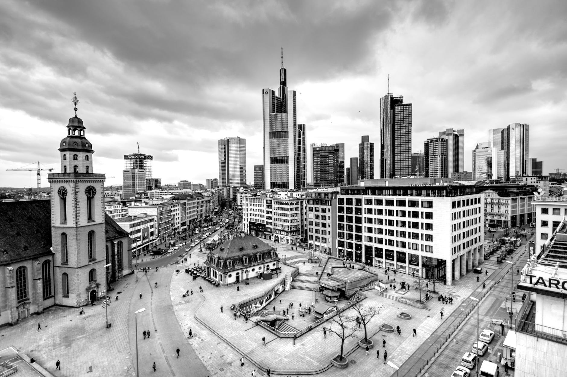 Frankfurt Platz Skyline