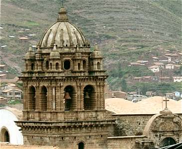 Cusco Blick über Altstadt.