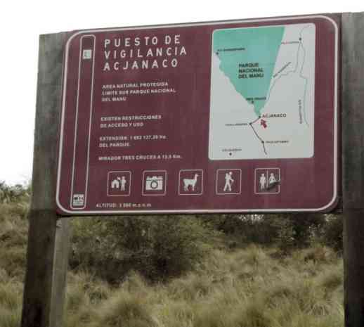 Kontrollstation Manu Nationalpark