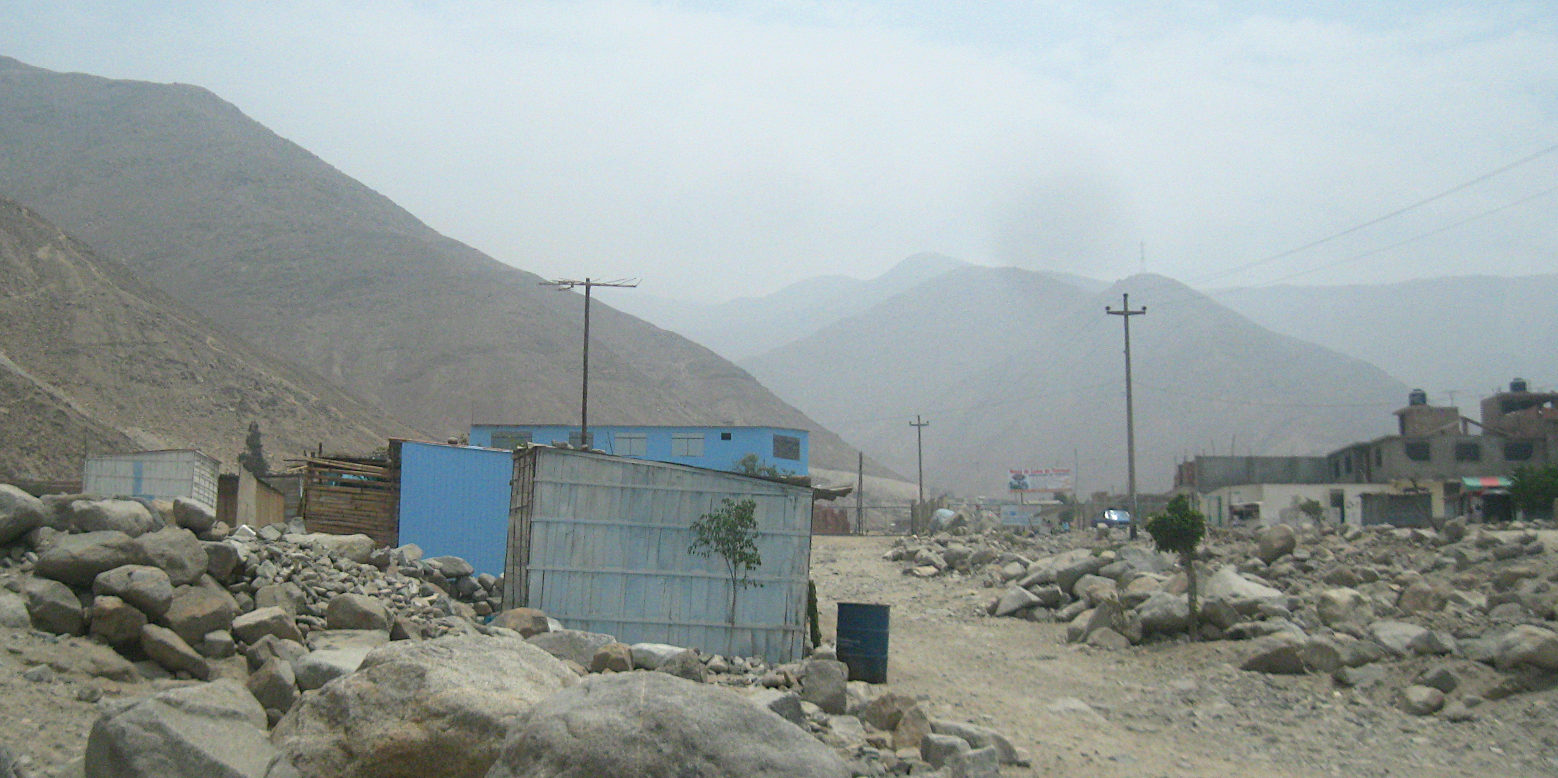 pueblo joven - junge Siedlung in Lima.