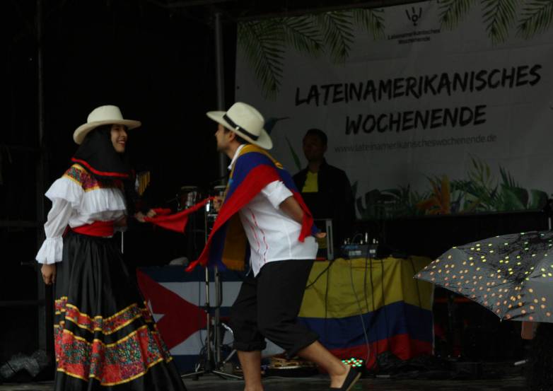 Kolumbianischer Paartanz.